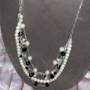 Lot of 2 new white house black market new with tags earrings and necklace.